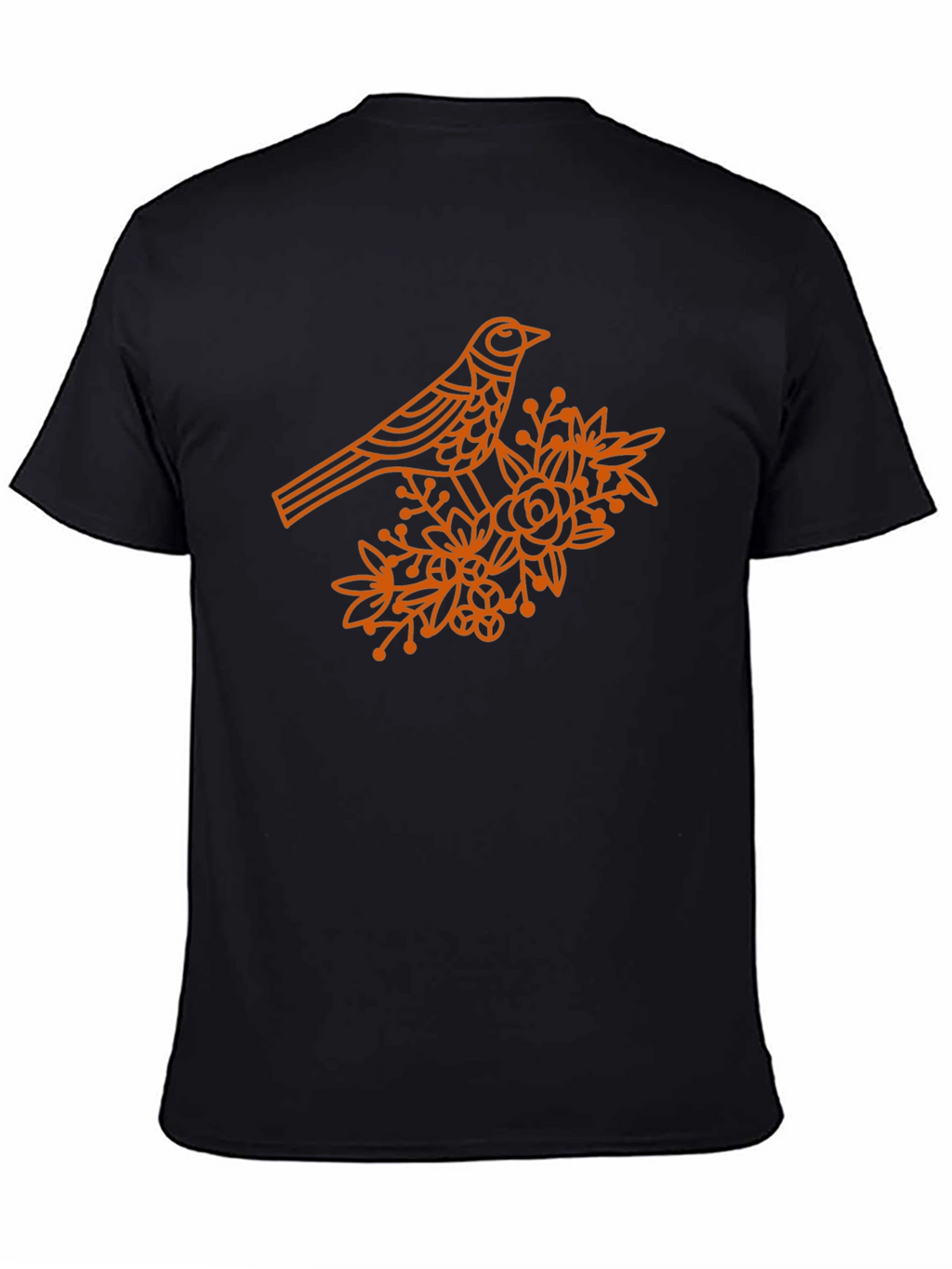 Bird & Floral Print Tee