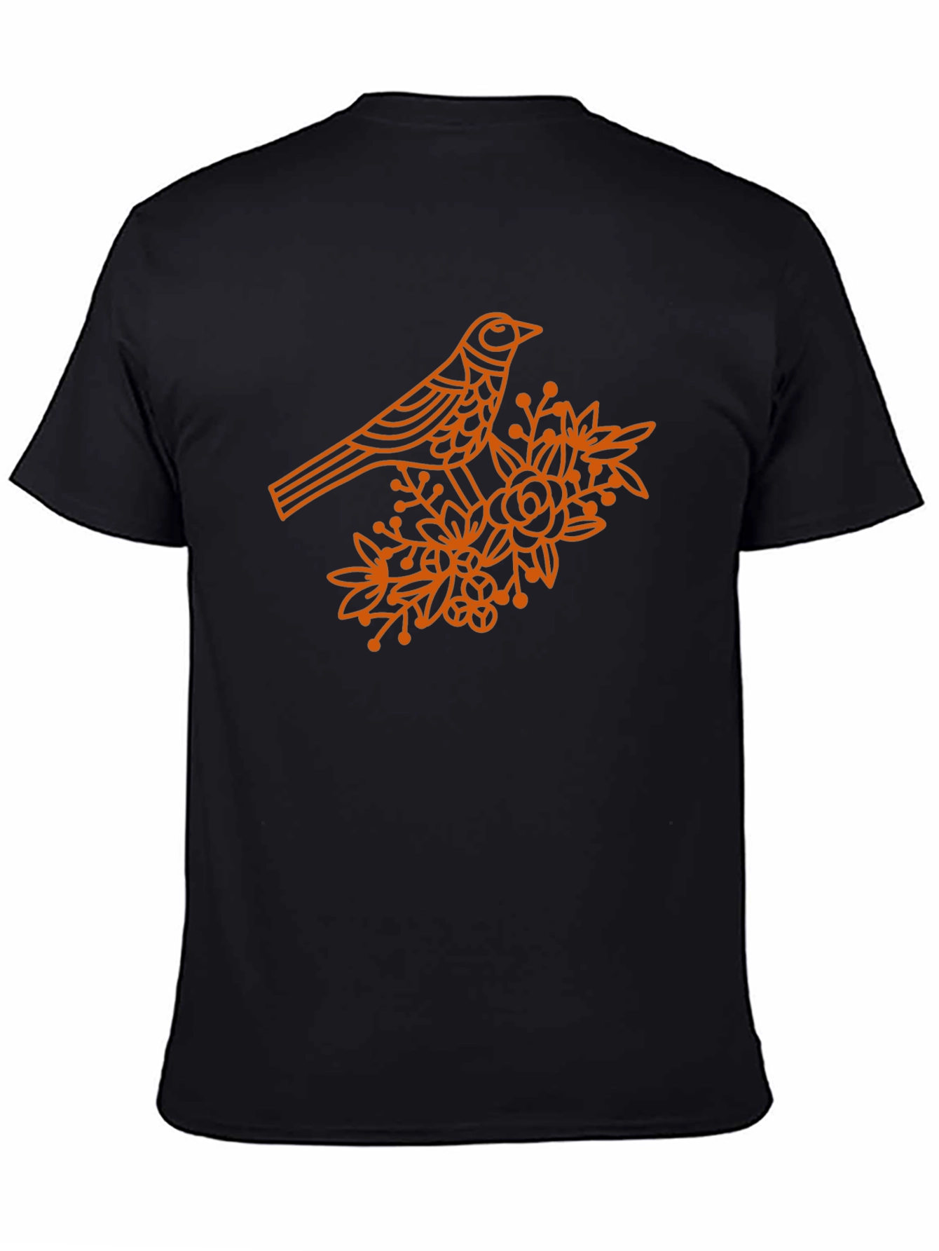 Bird & Floral Print Tee