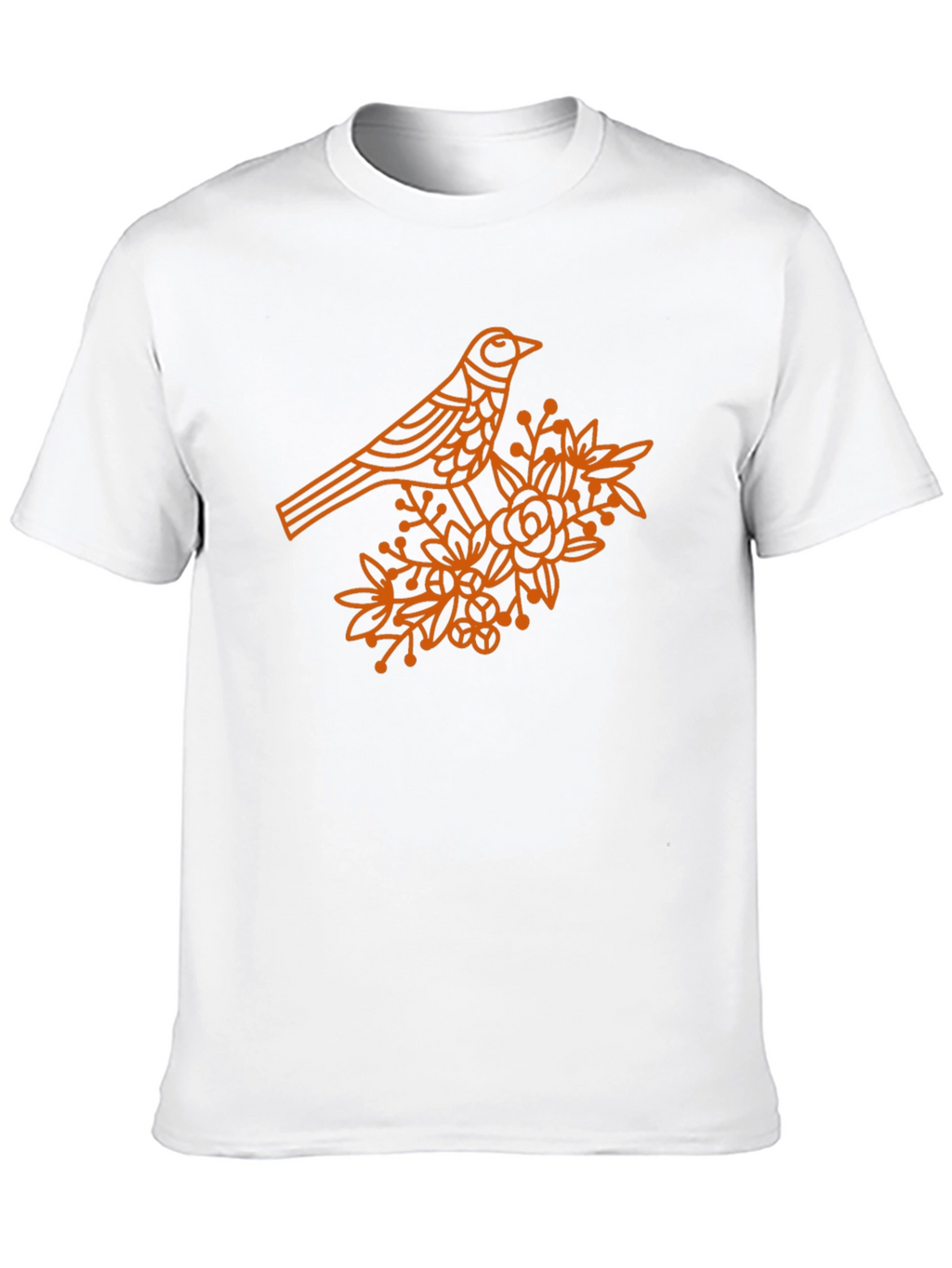 Bird & Floral Print Tee