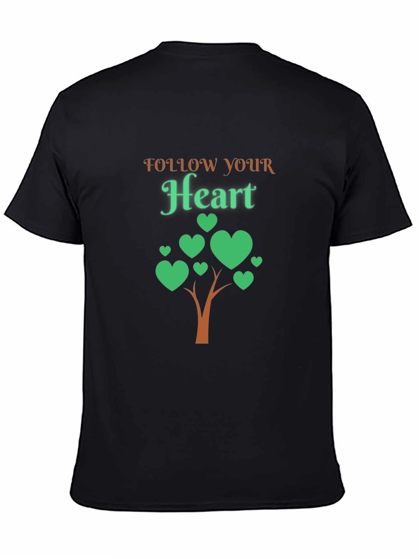Follow Your Heart Tee - Tree of Hearts Graphic T-Shirt