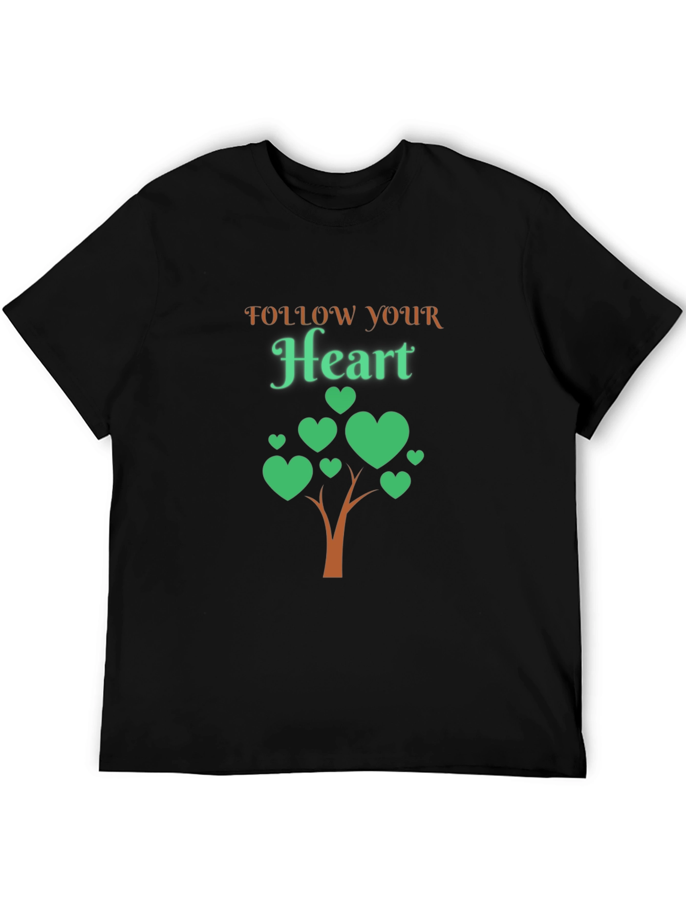 Follow Your Heart Tee - Tree of Hearts Graphic T-Shirt