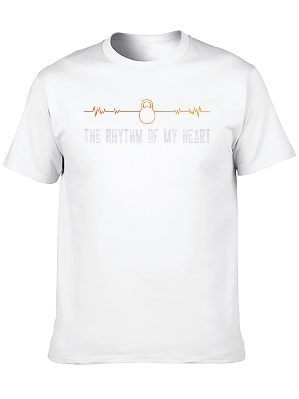 Rhythm of My Heart Kettlebell Graphic T-Shirt