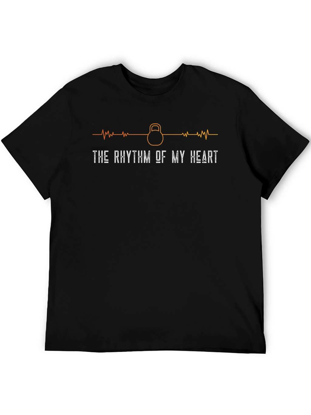 Rhythm of My Heart Kettlebell Graphic T-Shirt