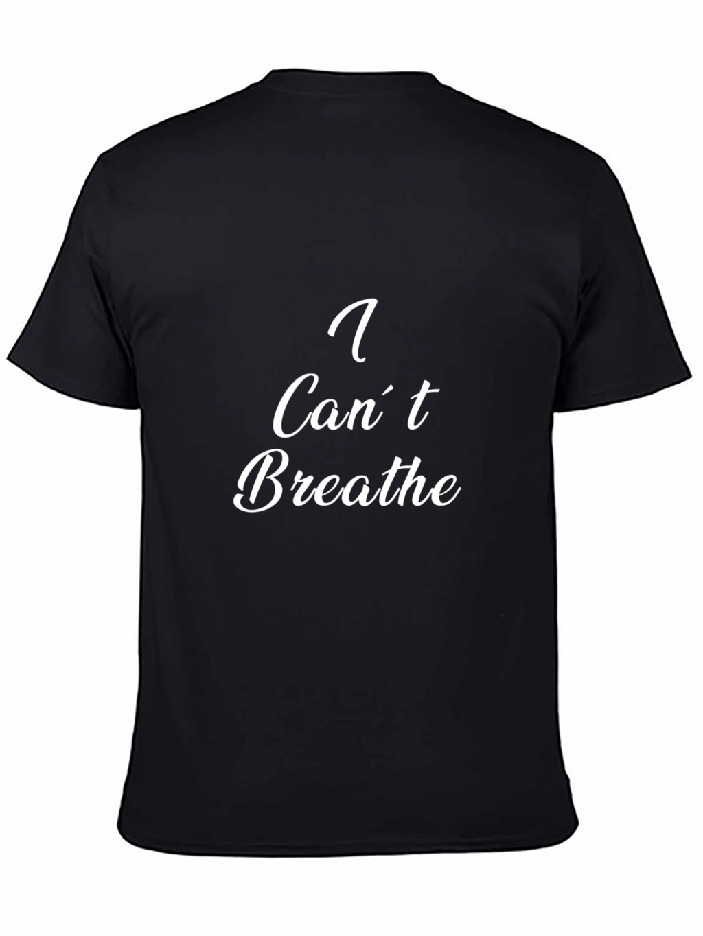 I Cant Breathe Graphic Tee - Black