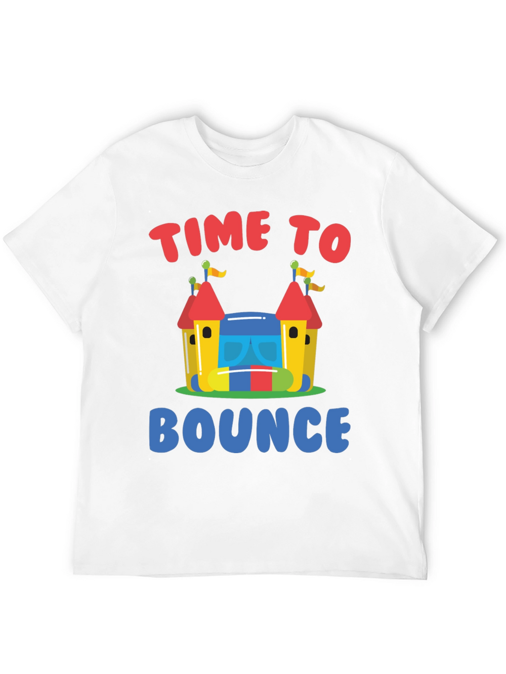 Time to Bounce T-Shirt - Fun Bounce House Design