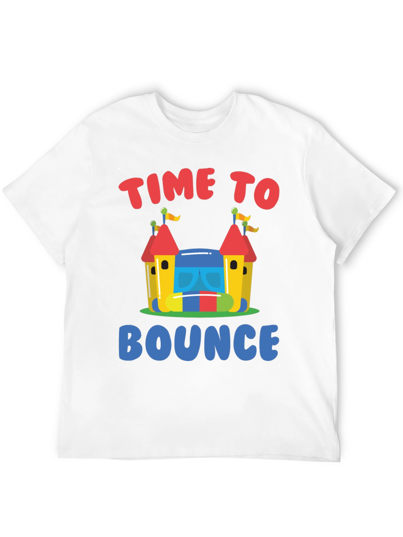 Time to Bounce T-Shirt - Fun Bounce House Design