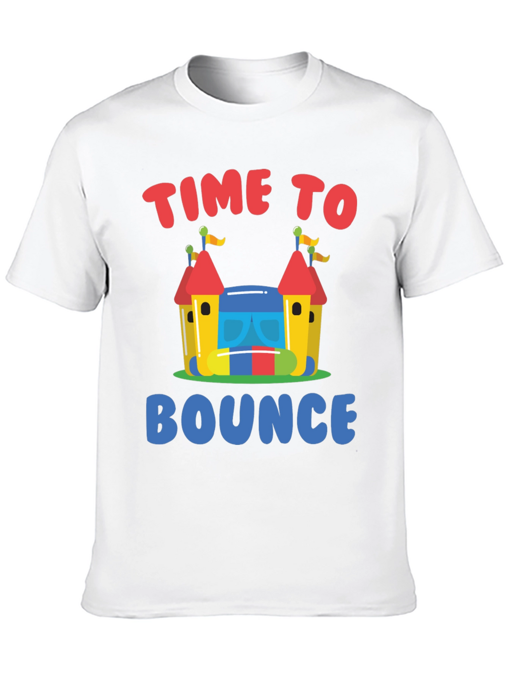 Time to Bounce T-Shirt - Fun Bounce House Design