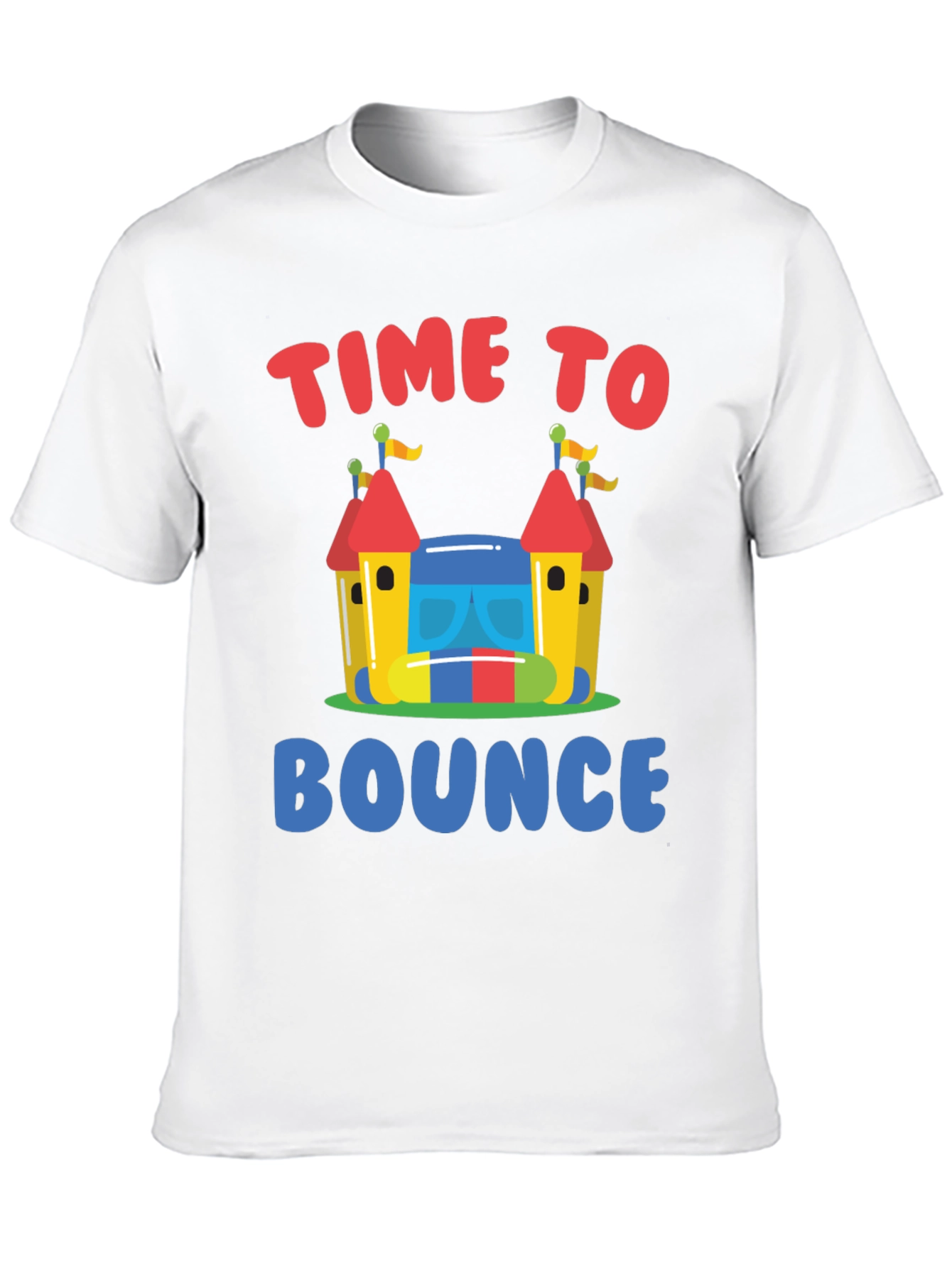 Time to Bounce T-Shirt - Fun Bounce House Design