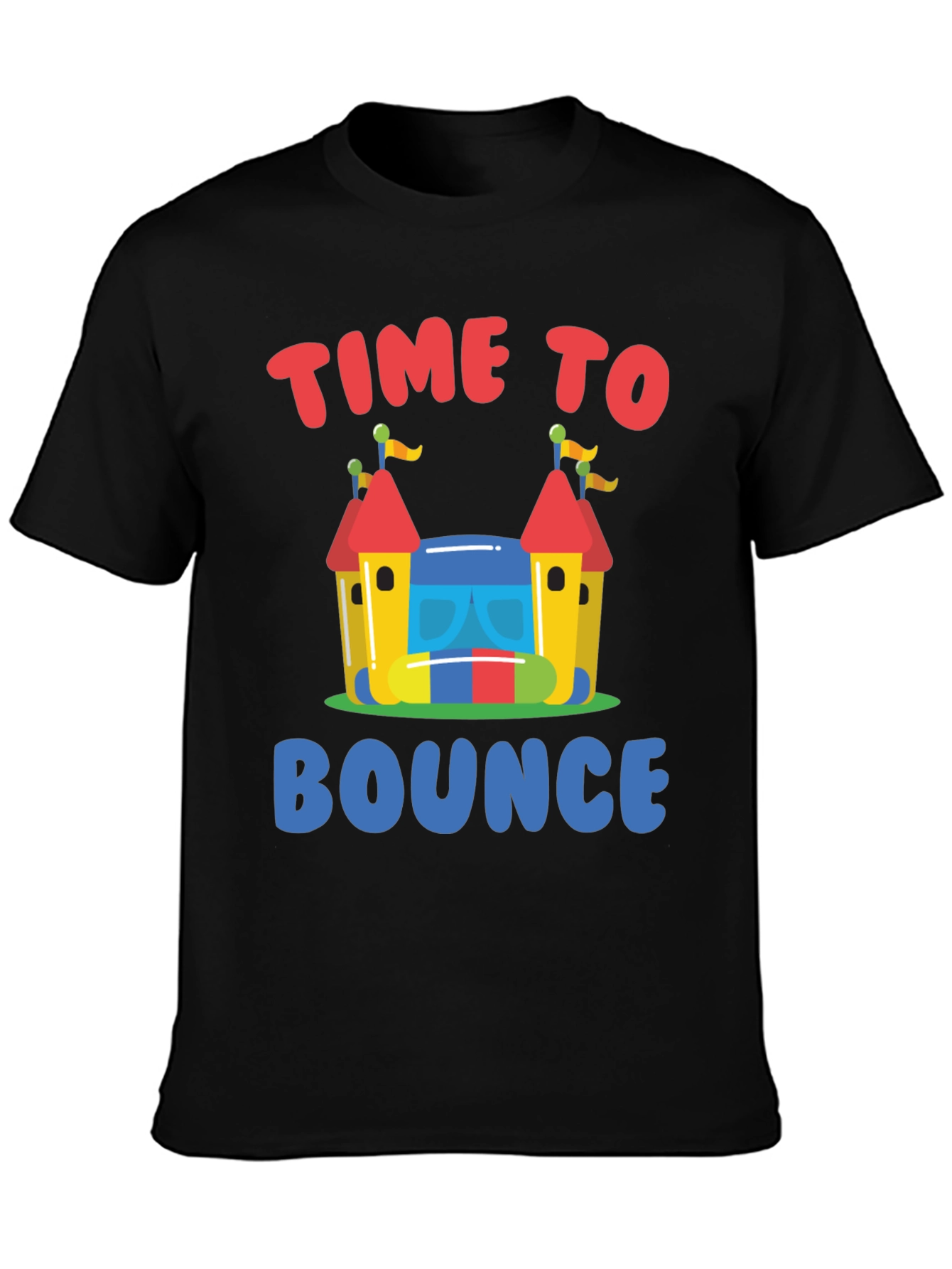 Time to Bounce T-Shirt - Fun Bounce House Design
