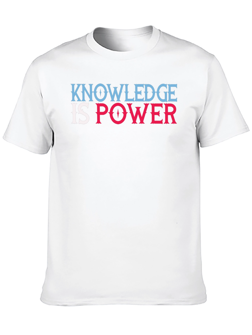 Knowledge is Power Graphic T-Shirt - Black