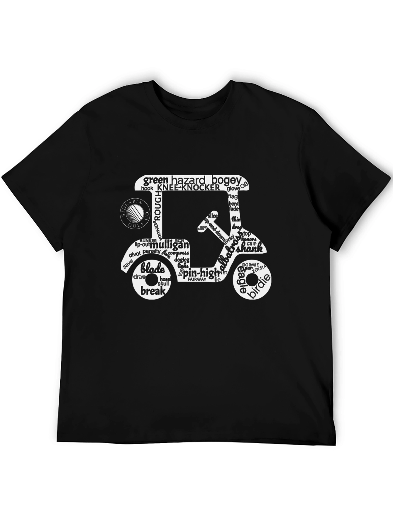 Golf Cart Word Art T-Shirt