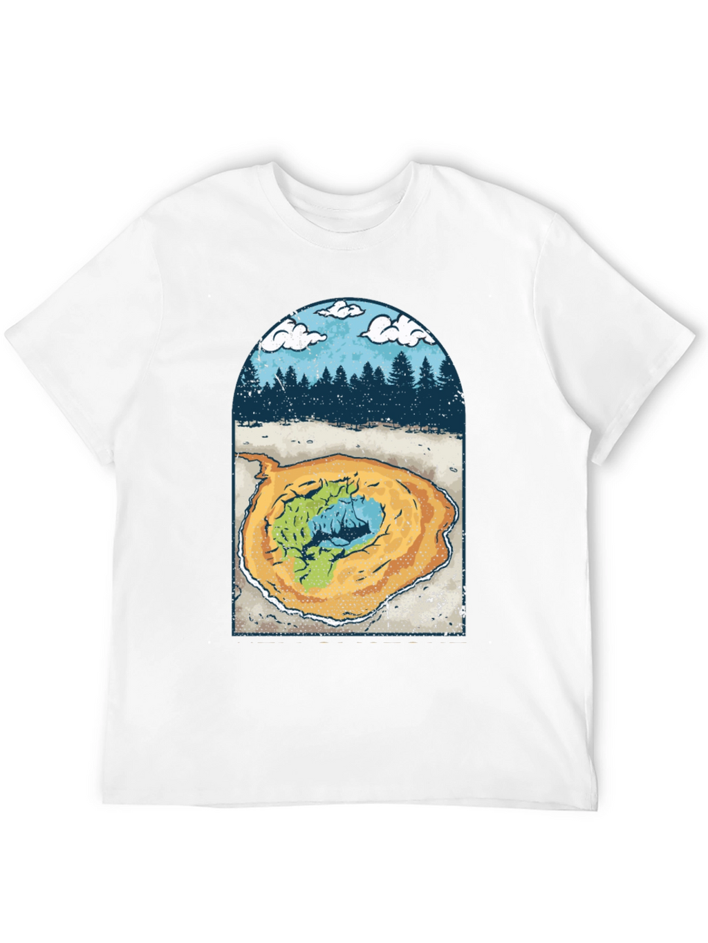 Grand Prismatic Spring Graphic Tee - Black