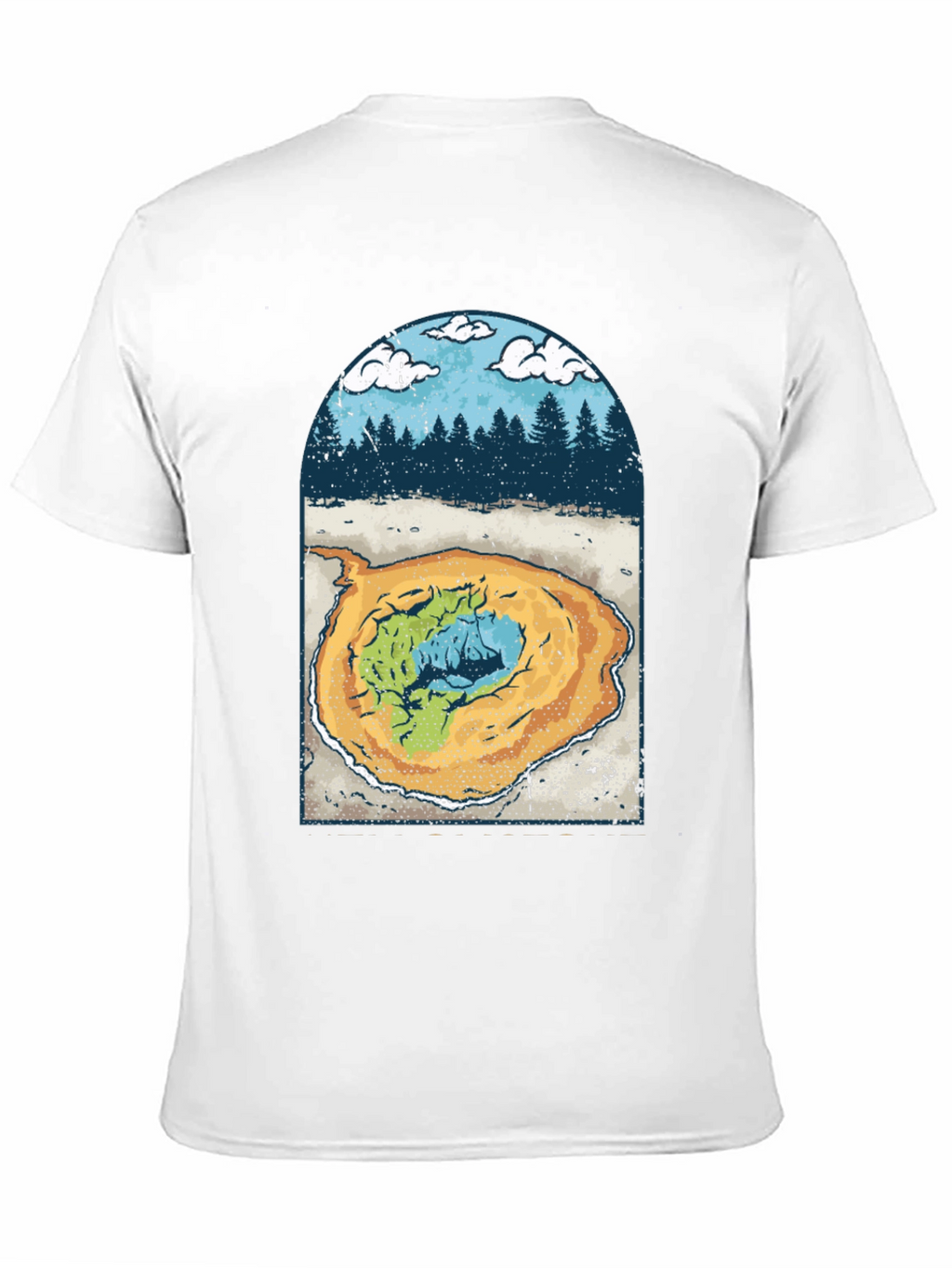Grand Prismatic Spring Graphic Tee - Black