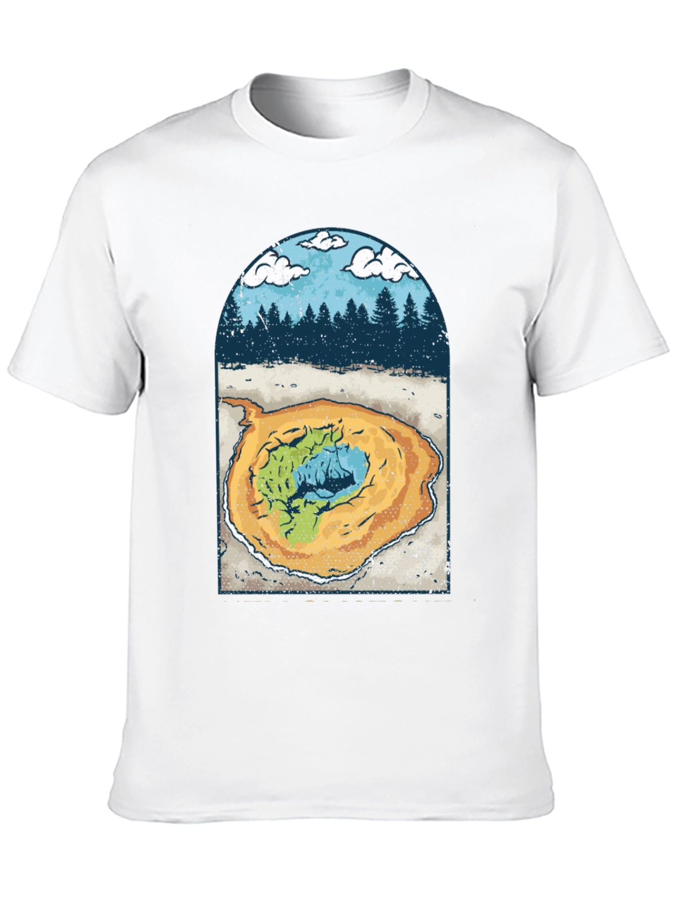 Grand Prismatic Spring Graphic Tee - Black