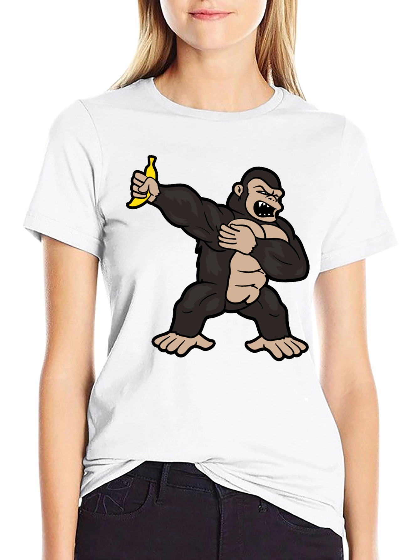 Dabbing Gorilla Banana T-Shirt