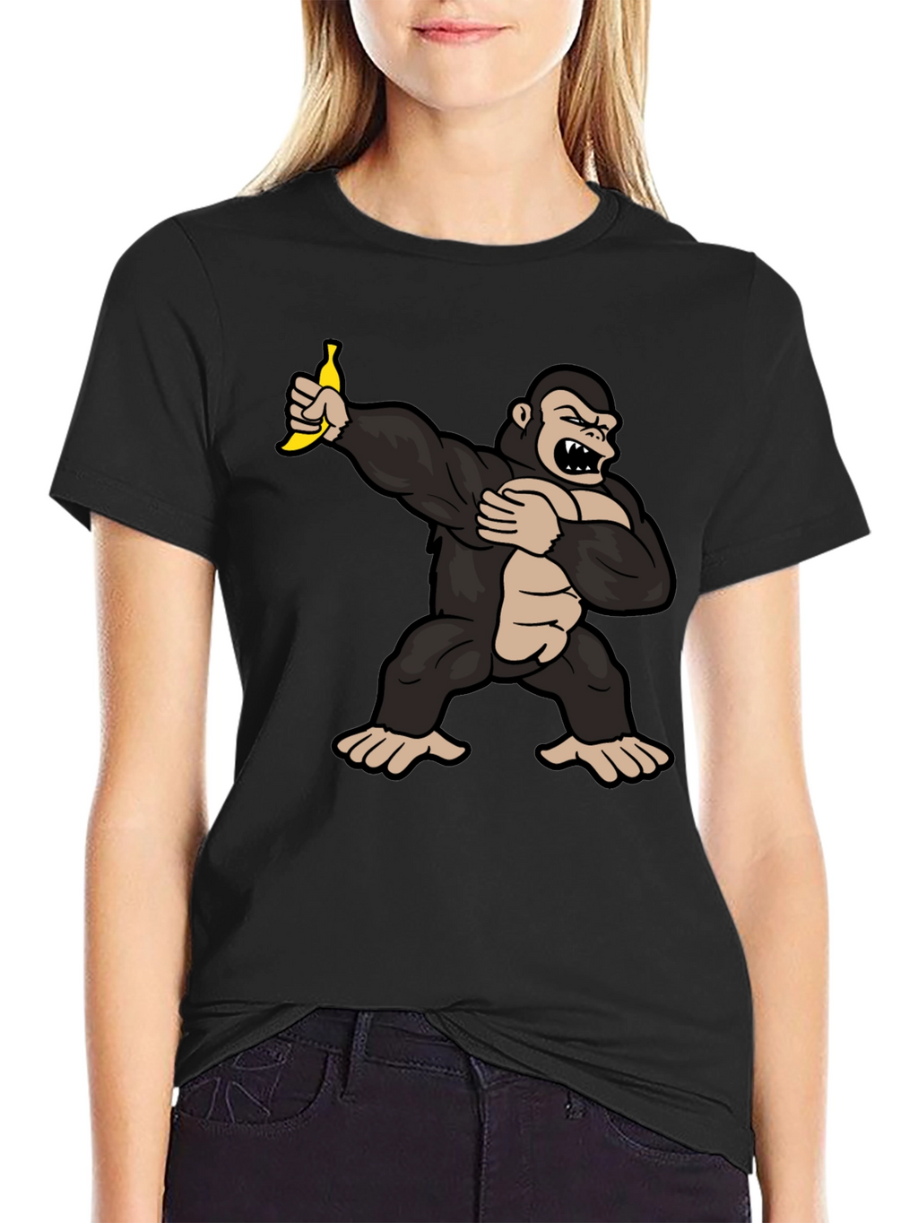 Dabbing Gorilla Banana T-Shirt