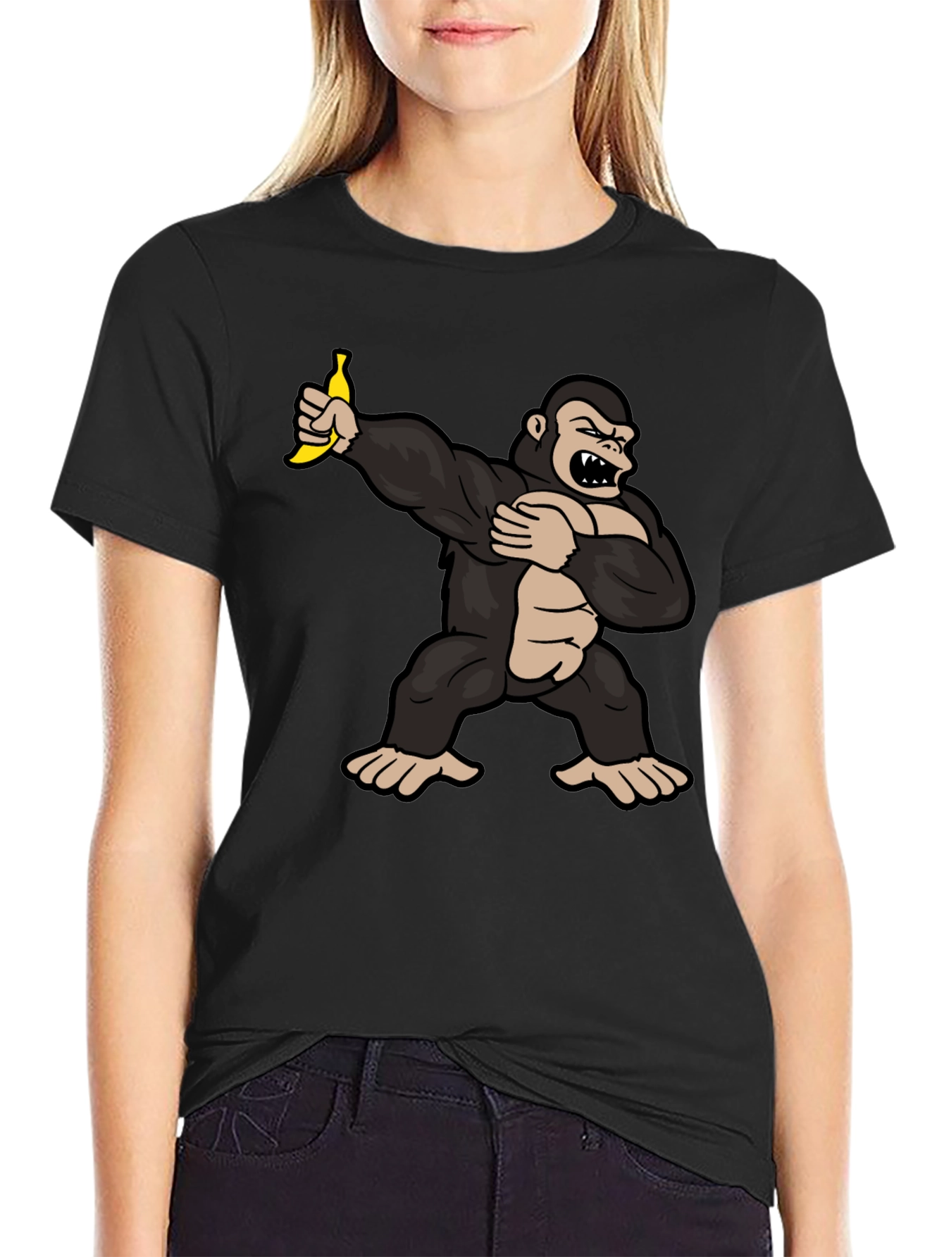 Dabbing Gorilla Banana T-Shirt