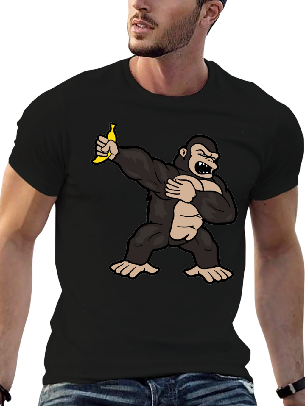 Dabbing Gorilla Banana T-Shirt