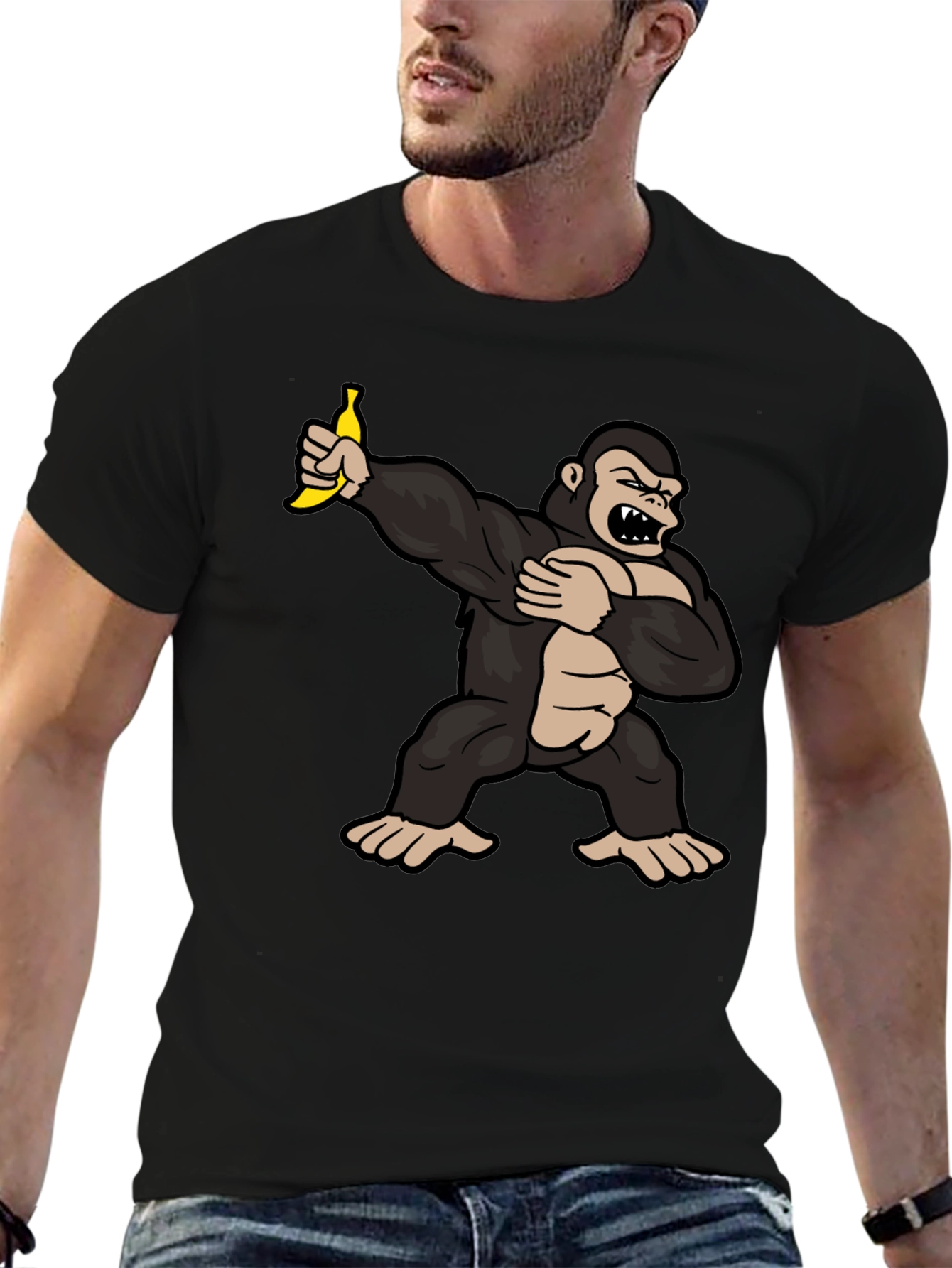 Dabbing Gorilla Banana T-Shirt