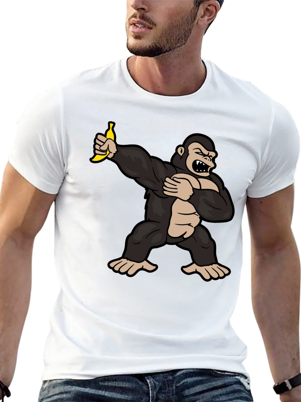Dabbing Gorilla Banana T-Shirt