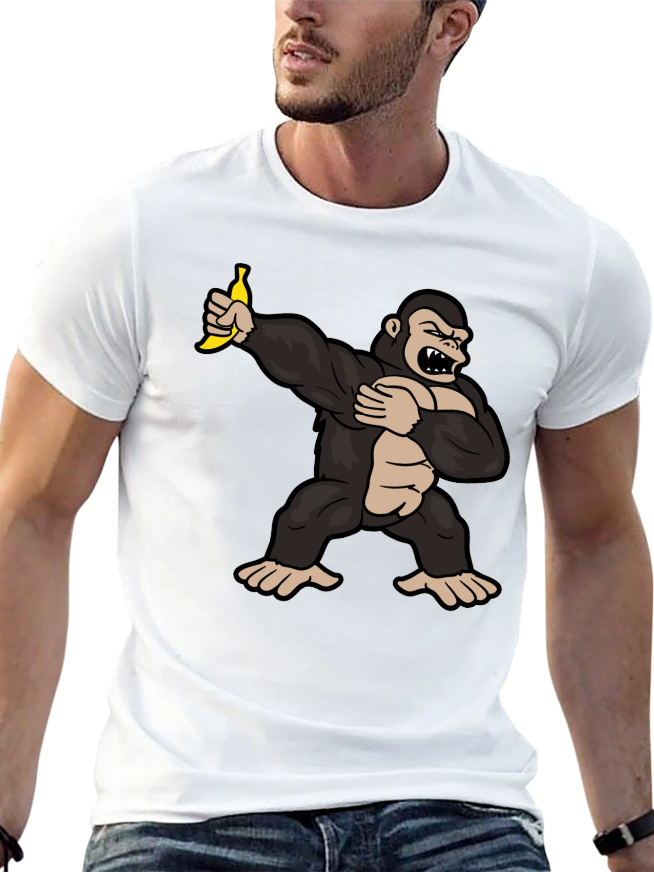 Dabbing Gorilla Banana T-Shirt