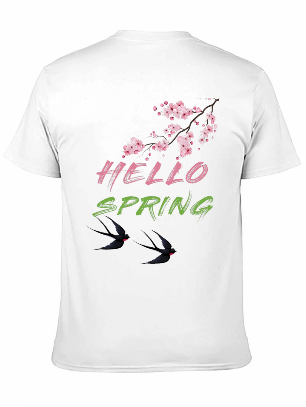 Hello Spring Graphic Tee - Nature Lover Shirt