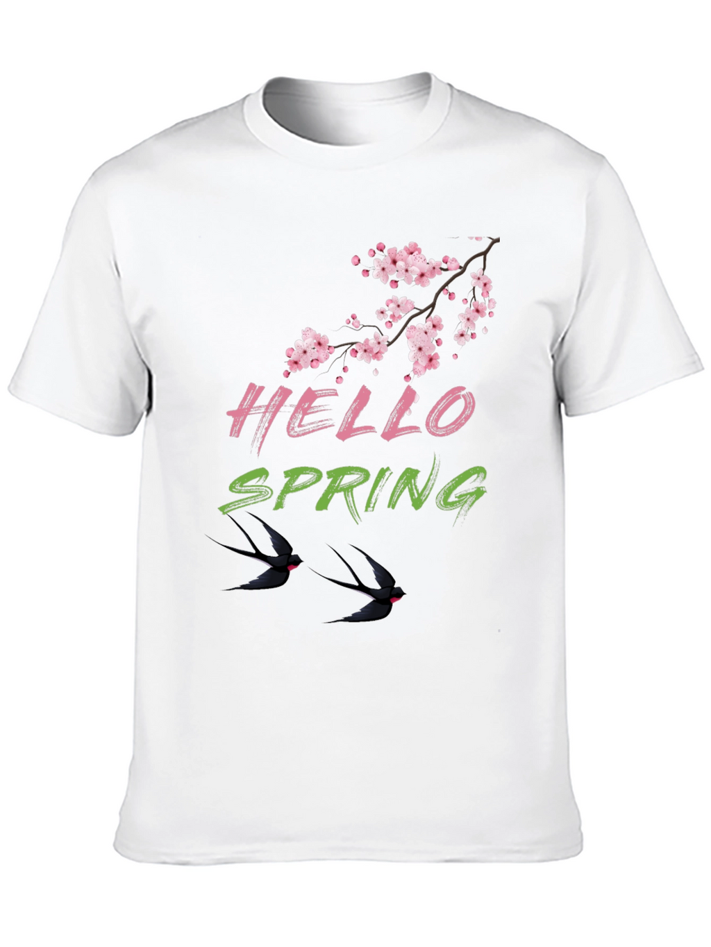 Hello Spring Graphic Tee - Nature Lover Shirt