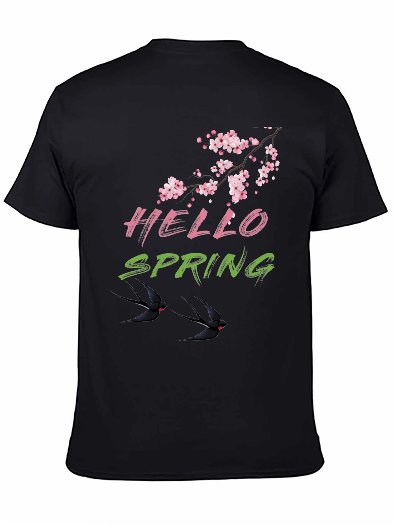Hello Spring Graphic Tee - Nature Lover Shirt