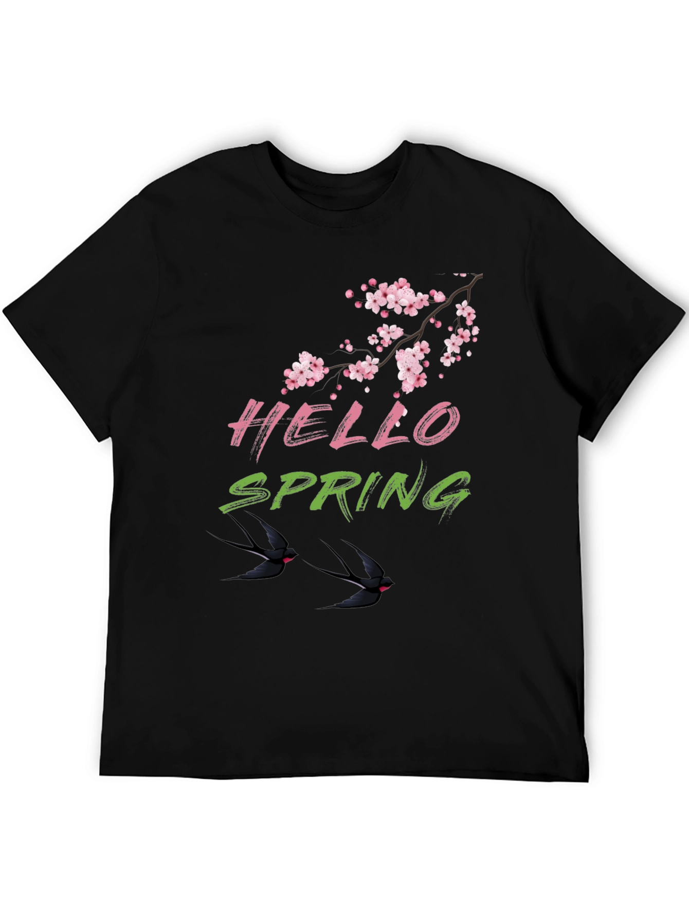 Hello Spring Graphic Tee - Nature Lover Shirt