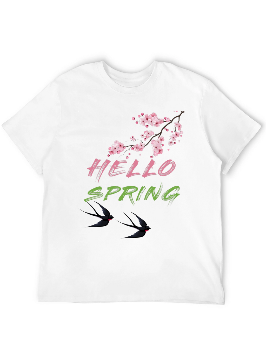 Hello Spring Graphic Tee - Nature Lover Shirt