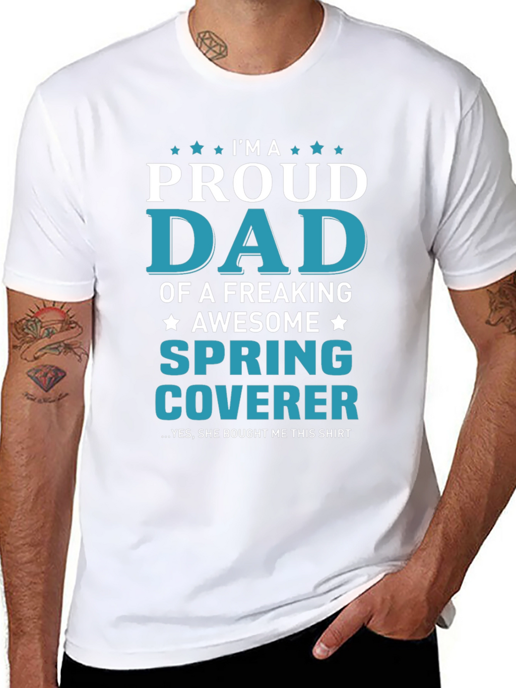 Proud Dad of a Spring Coverer T-Shirt