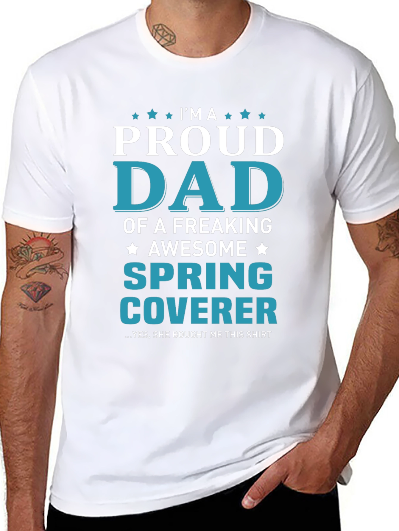 Proud Dad of a Spring Coverer T-Shirt