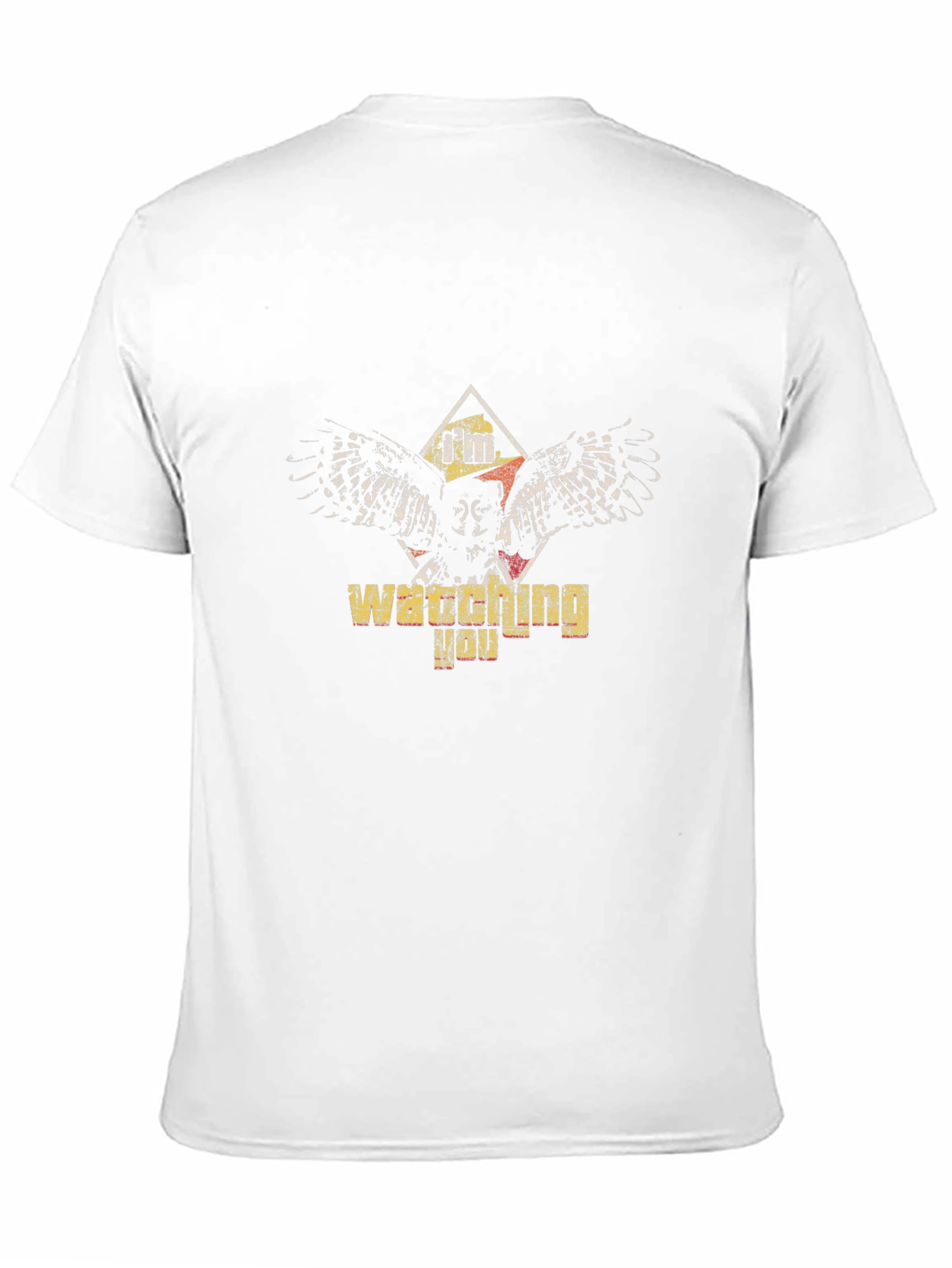 Im Watching You Owl Graphic Print Tee
