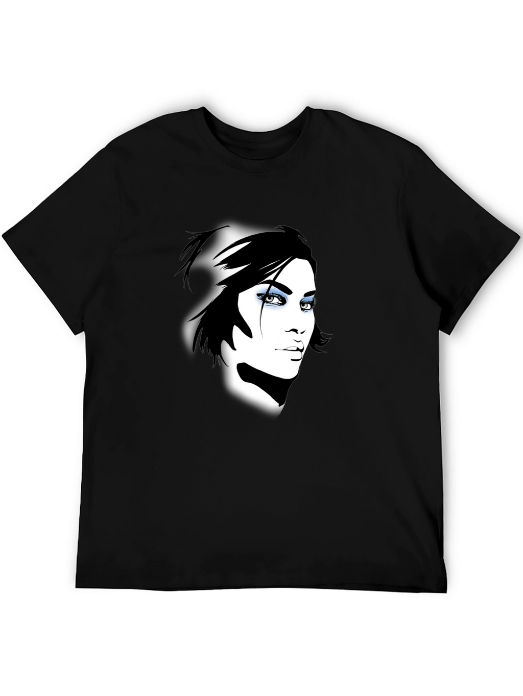 Graphic Print Unisex Black T-Shirt