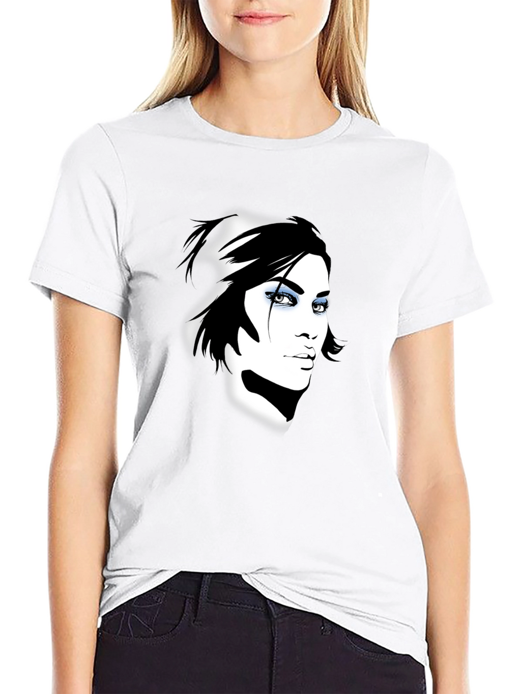 Graphic Print Unisex Black T-Shirt