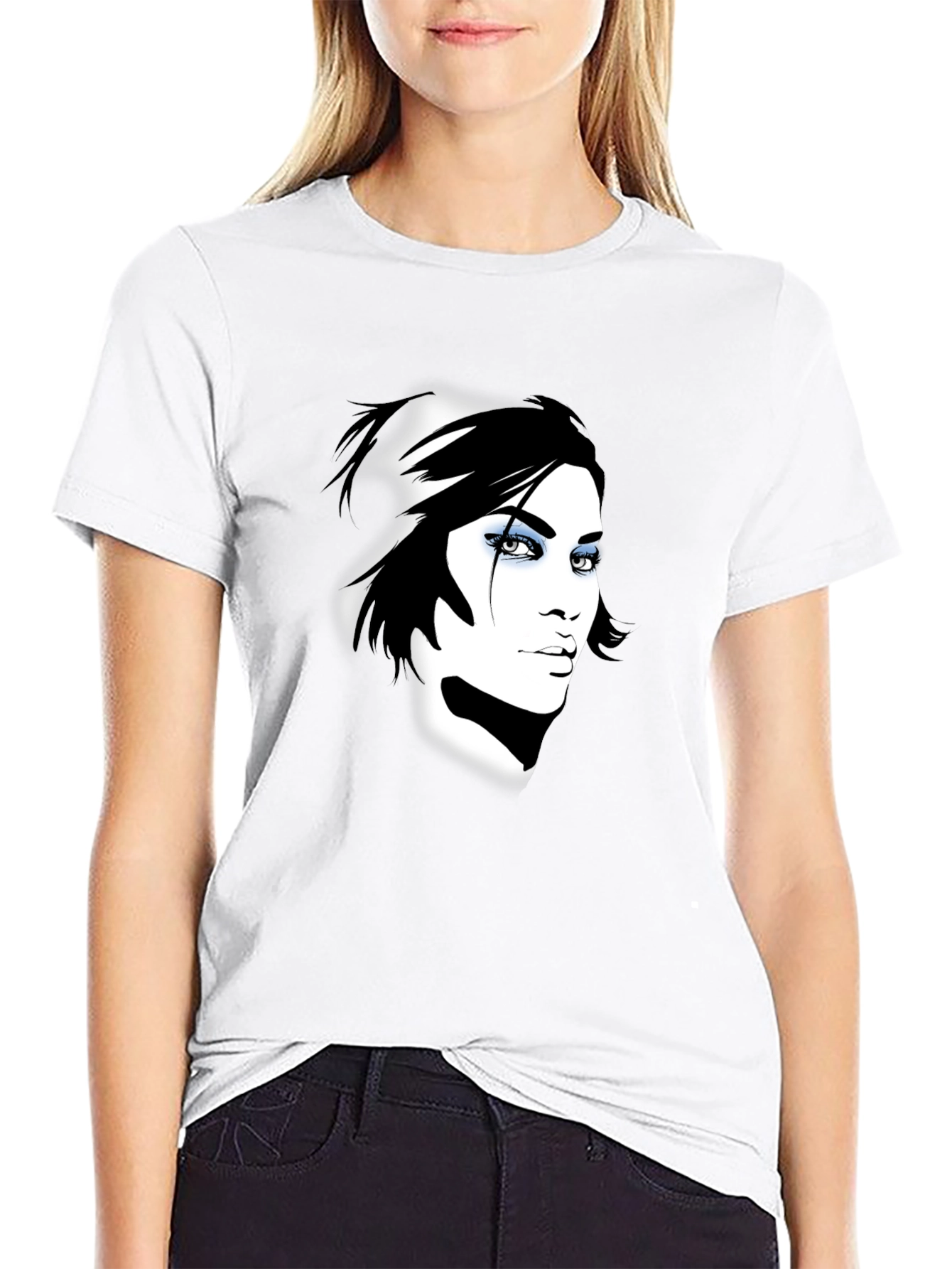 Graphic Print Unisex Black T-Shirt