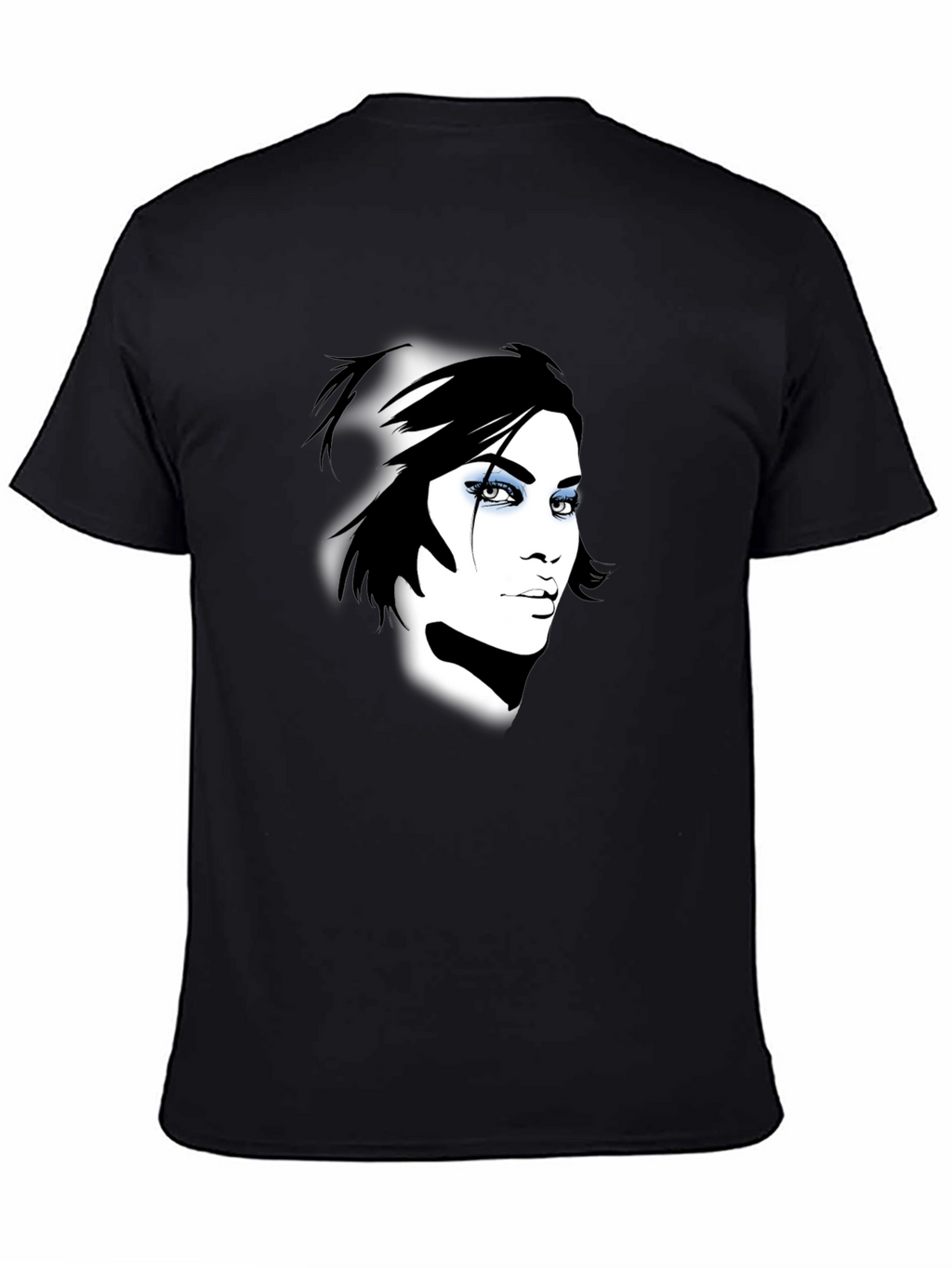 Graphic Print Unisex Black T-Shirt