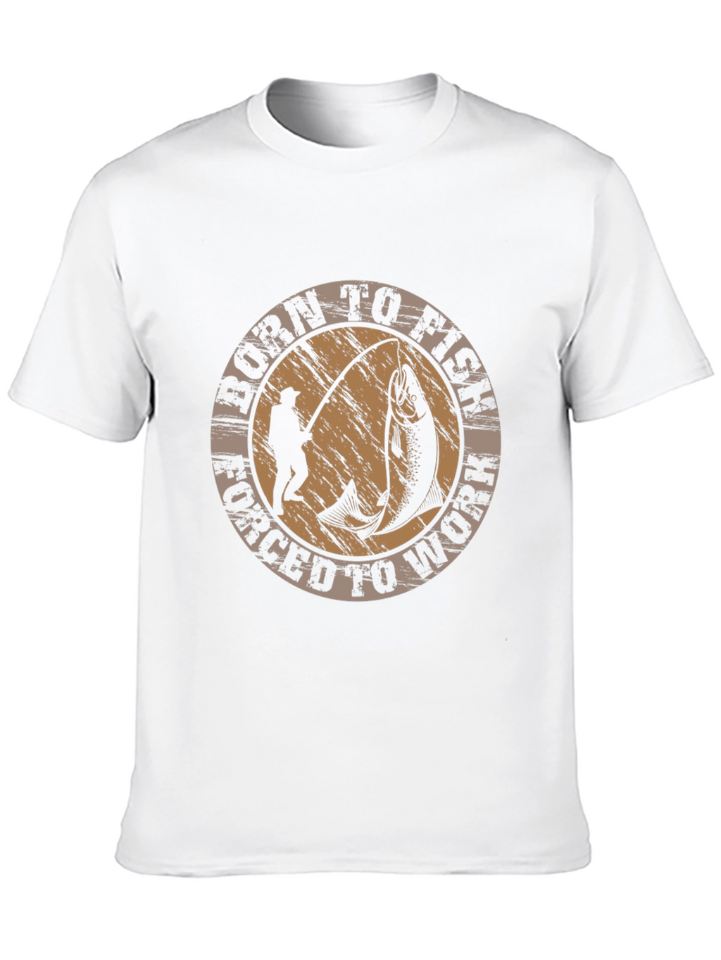 Born to Fish T-Shirt Fishing Lover Tee