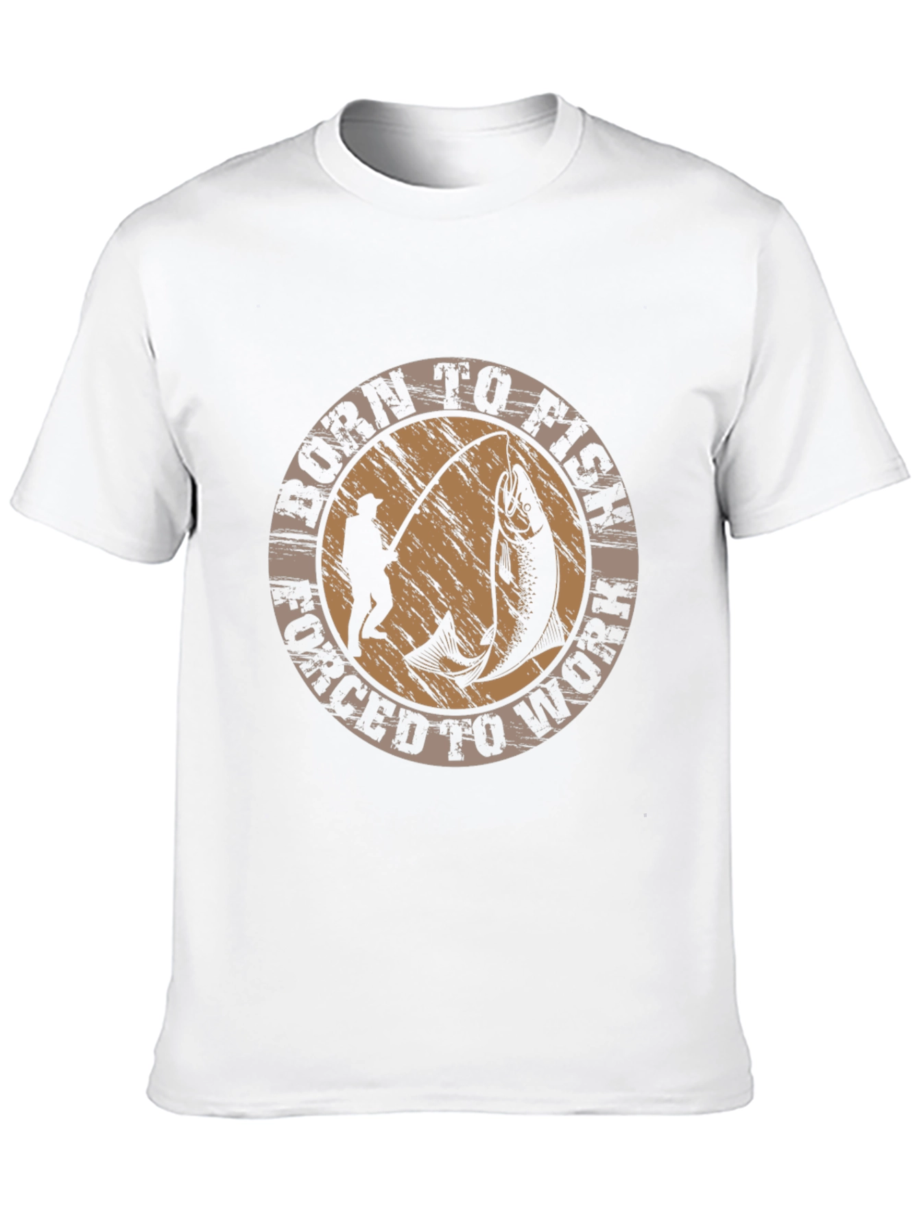 Born to Fish T-Shirt Fishing Lover Tee