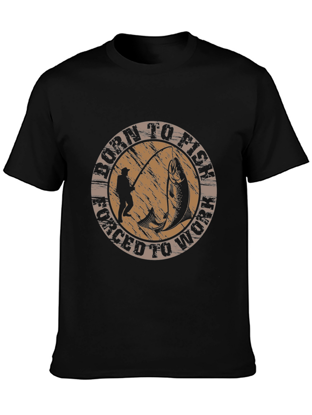 Born to Fish T-Shirt Fishing Lover Tee