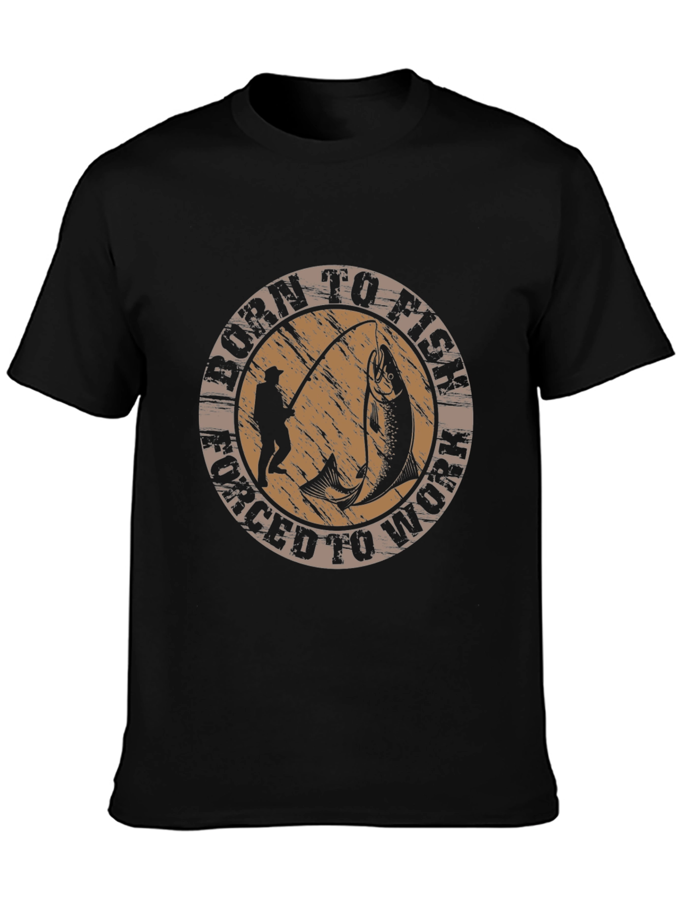 Born to Fish T-Shirt Fishing Lover Tee