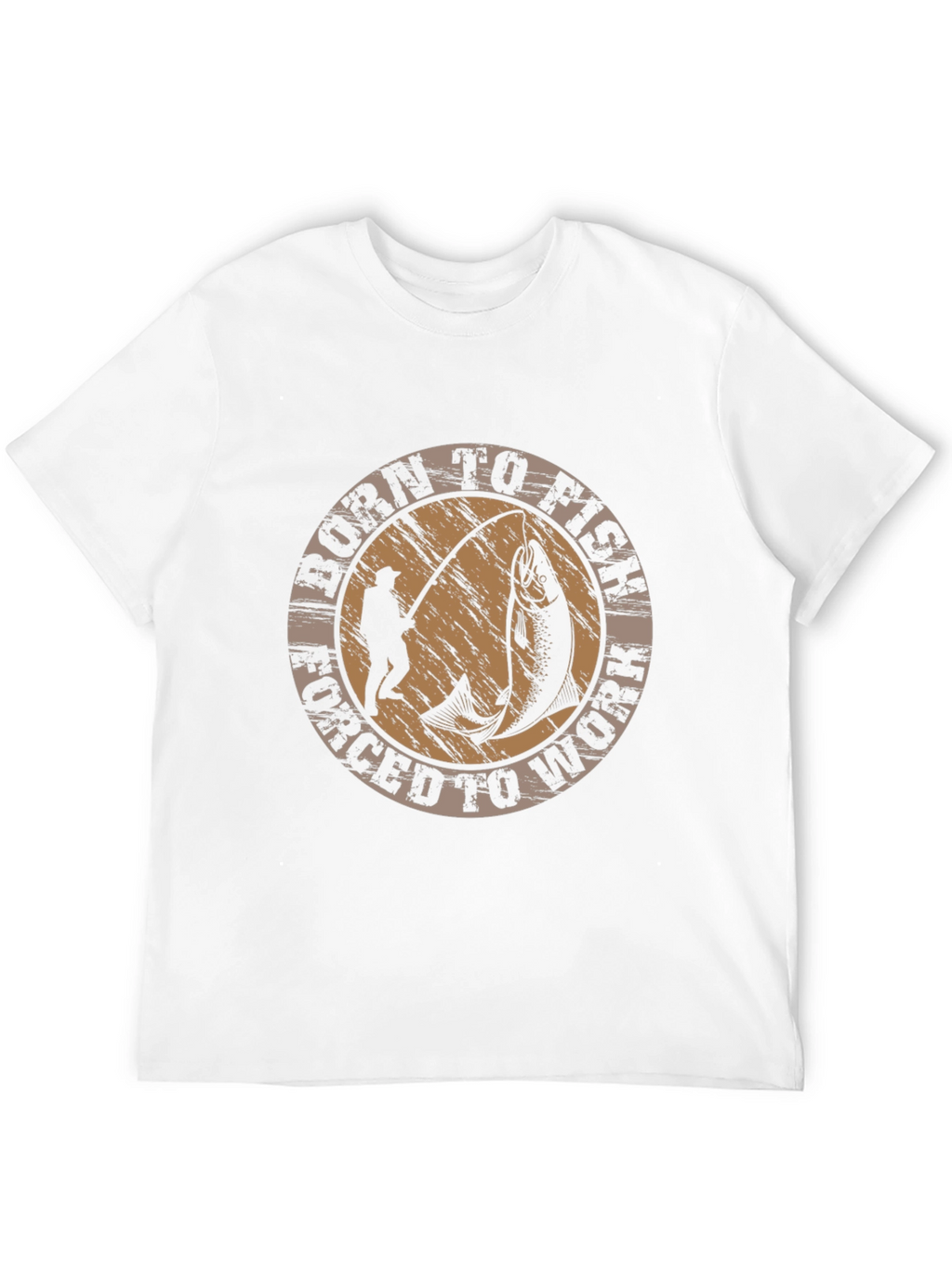 Born to Fish T-Shirt Fishing Lover Tee