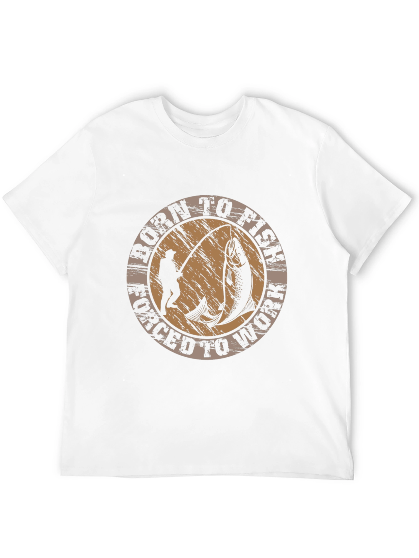 Born to Fish T-Shirt Fishing Lover Tee