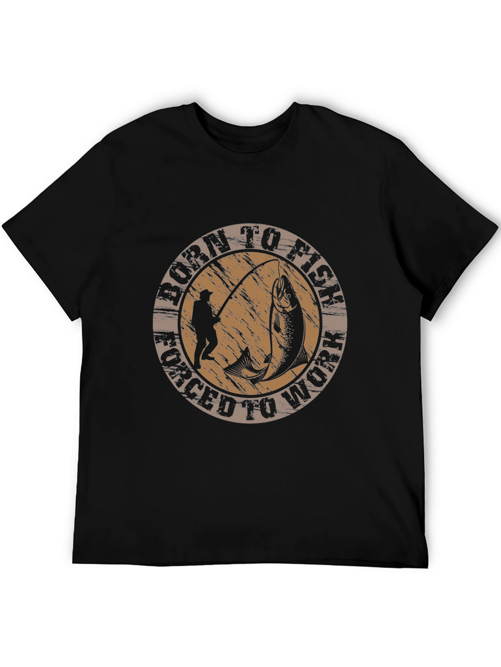 Born to Fish T-Shirt Fishing Lover Tee
