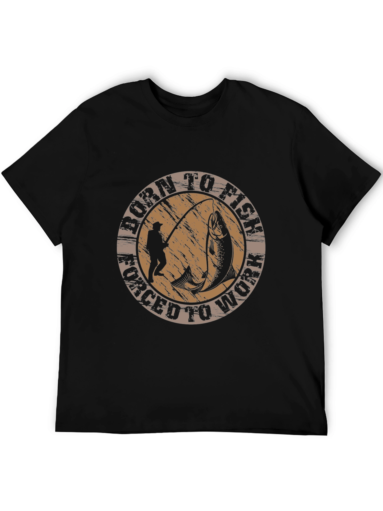 Born to Fish T-Shirt Fishing Lover Tee
