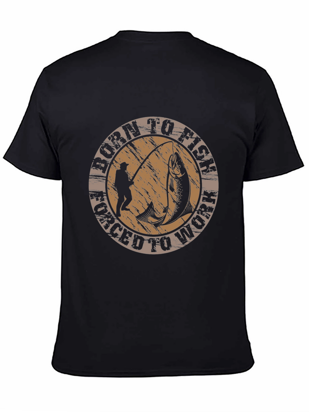 Born to Fish T-Shirt Fishing Lover Tee