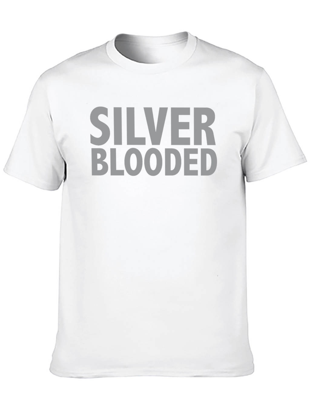 Silver Blooded Graphic Tee - Black