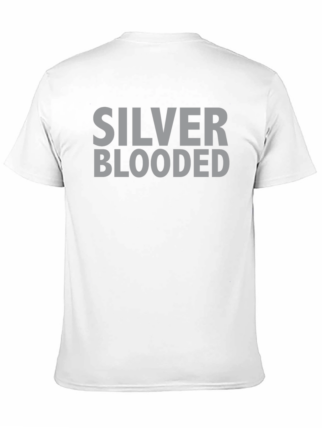 Silver Blooded Graphic Tee - Black