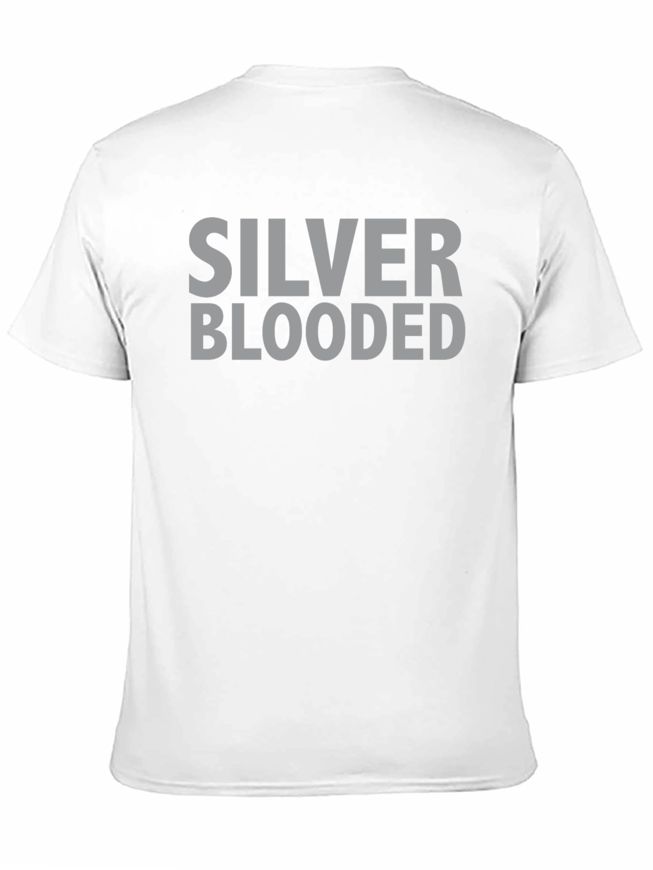 Silver Blooded Graphic Tee - Black