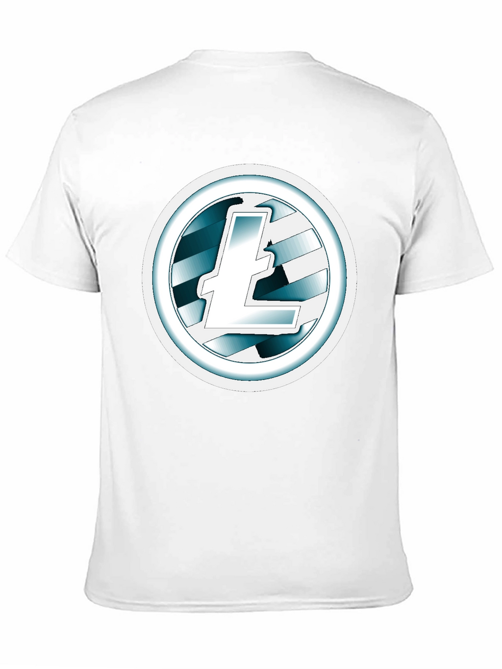 Litecoin Logo Black T-Shirt Cryptocurrency Tee